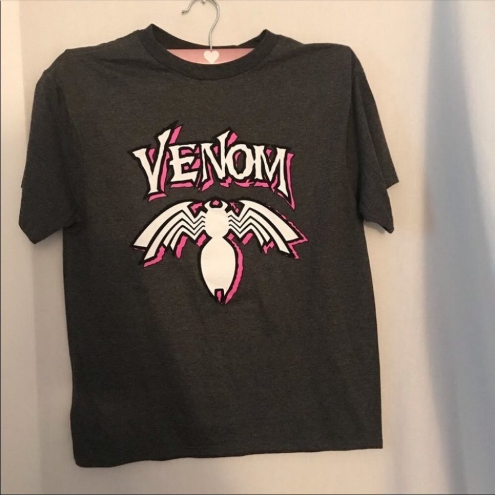 Marvel Boys Girls Venom Spider-Man T-Shirt L New